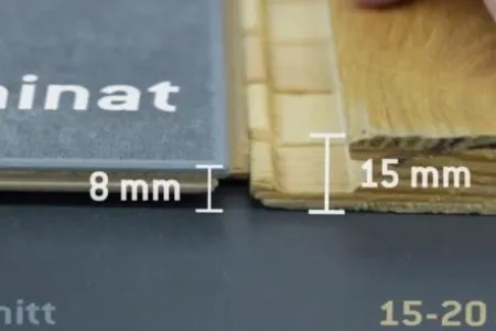 پارکت، لمینت، کاغذ دیواری